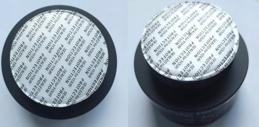Excellent Pro Thixotropy Milky Storm Builder Gel Pieces of Foil 15 г Inna marka — фото 4