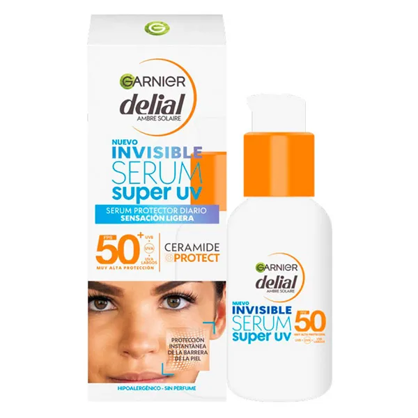 

СПФ 50+ Sérum Facial Invisible Súper Uv Delial, 40 ml