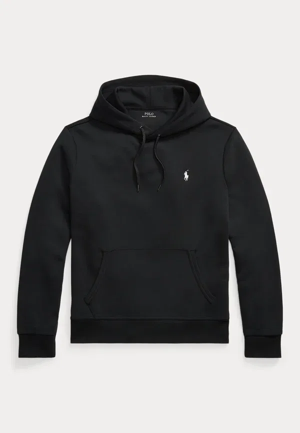 Толстовка с капюшоном двойной вязки Polo Ralph Lauren, черный — фото 4