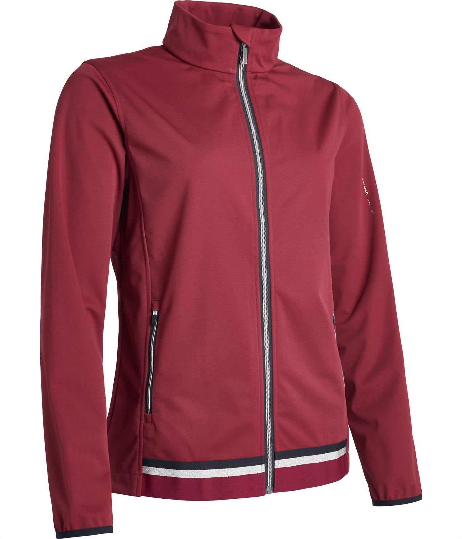 

Женская куртка Navan Softshell в бордовом цвете Abacus Sportswear US