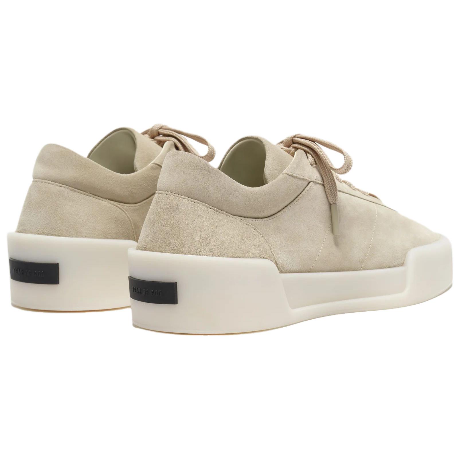 Аэробные низкие замшевые кроссовки Low top Skateboard Shoes Unisex Beige Fear Of God, бежевый — фото 4