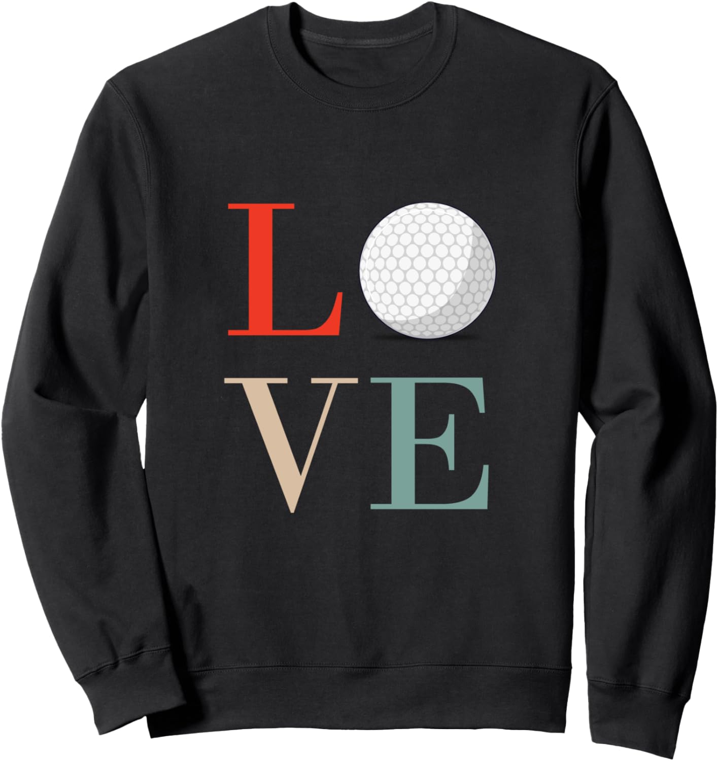 

Толстовка с забавным принтом Любовь к гольфу, оригинальная мужская толстовка с забавным рисунком мяча для гольфа Funny Golf T-Shirts Specialty Store, черный