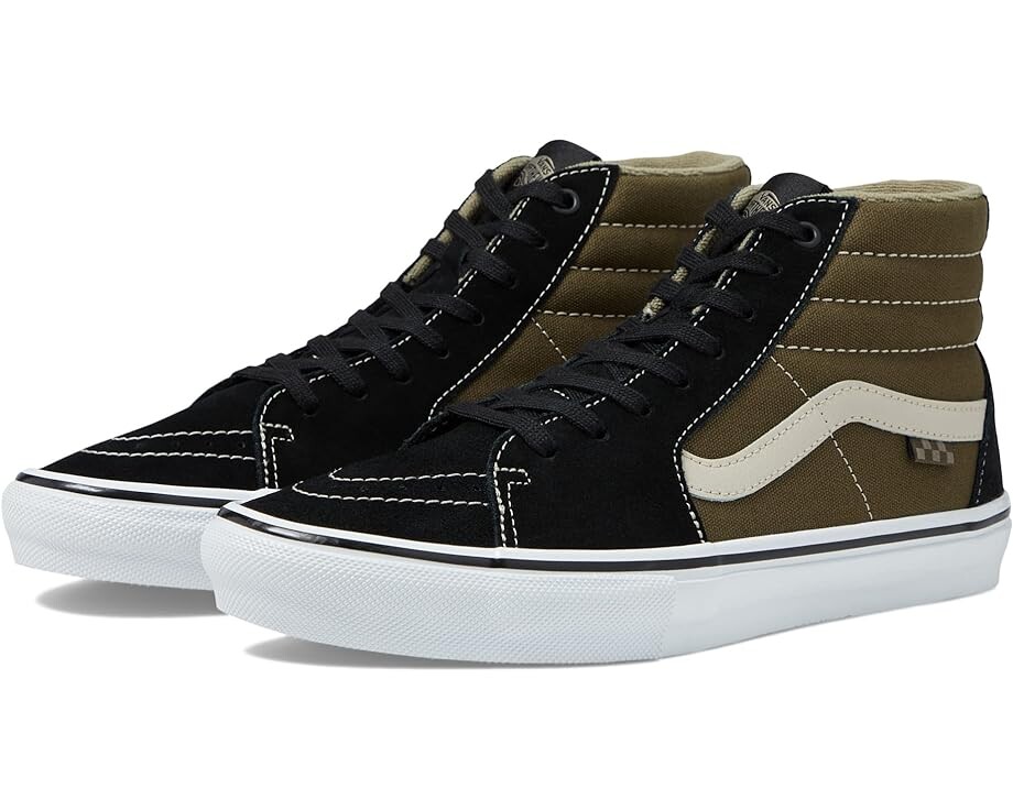 

Кроссовки Vans Skate SK8-Hi, цвет Black/Olive