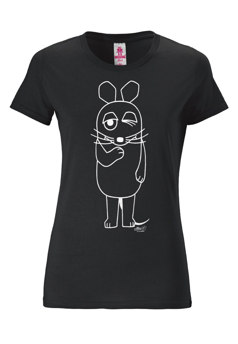 

Рубашка LOGOSHIRT Maus, черный