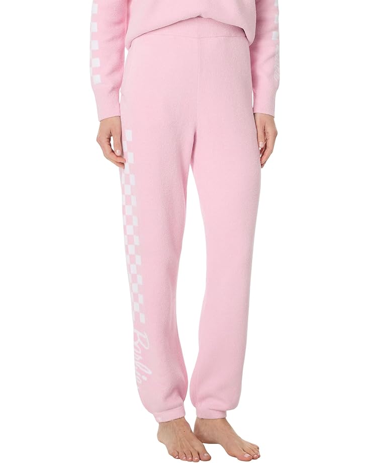 

Брюки Barefoot Dreams CozyChic Ultra Lite Checkered Barbie Joggers, цвет Barbie Pink