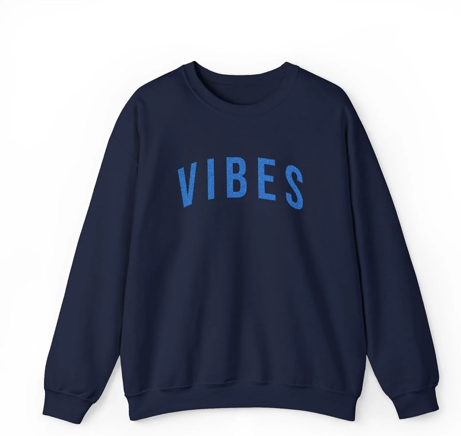 Вышитый свитшот Vibes, уютный унисекс