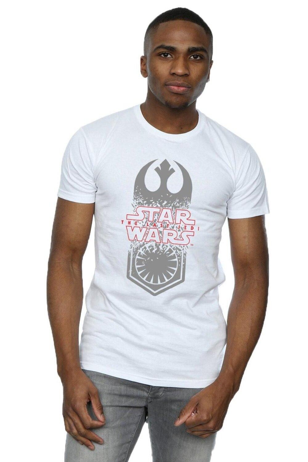 

Футболка «Последний джедай с символом Крэша» Star Wars, белый