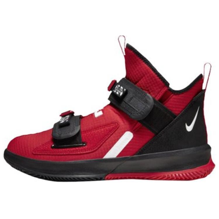 

Баскетбольные кроссовки Zoom Soldier 13 мужские высокие черные/красные Nike