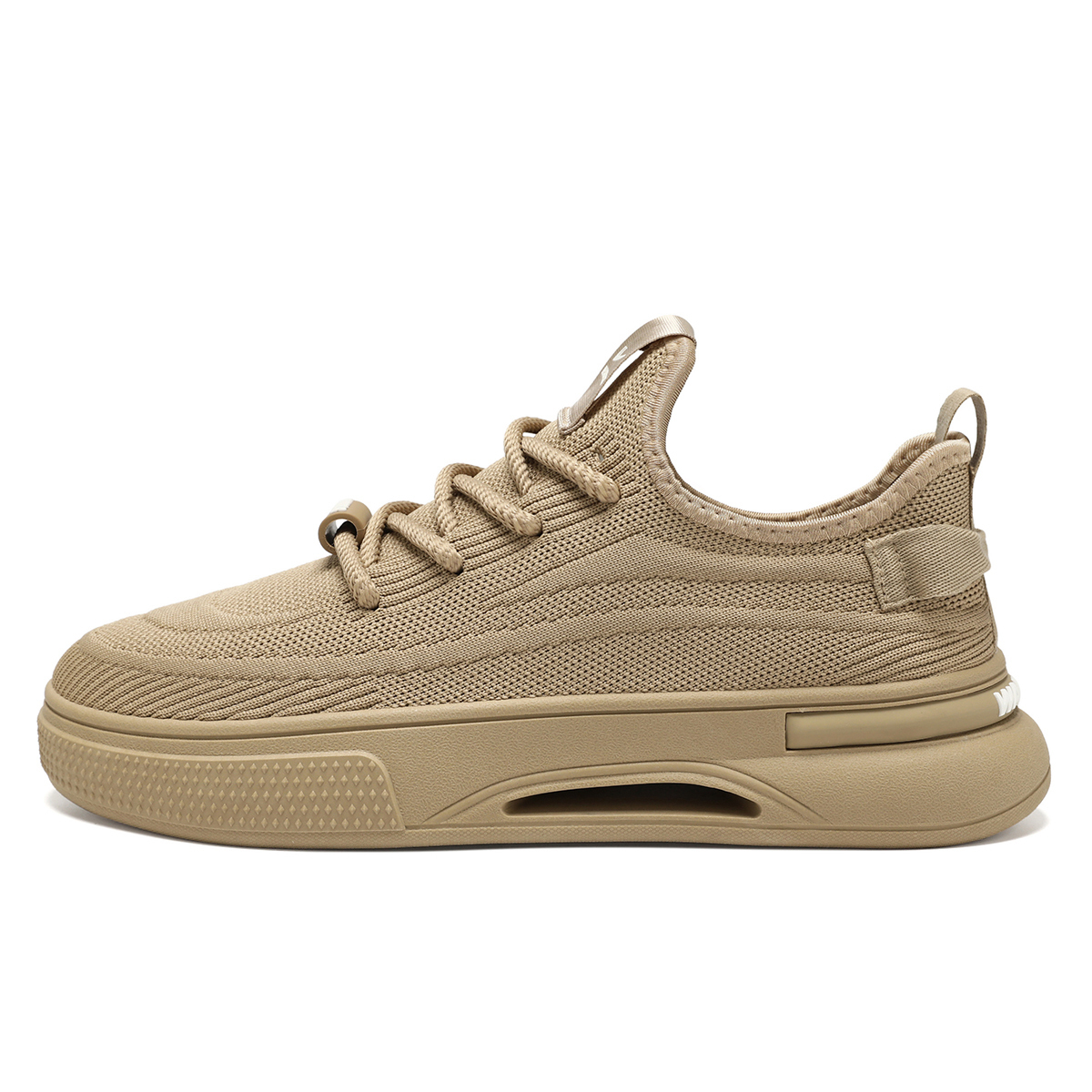 

WARRIOR Износостойкие и легкие мужские лоу-топ скейтерские кеды Khaki, цвет Khaki