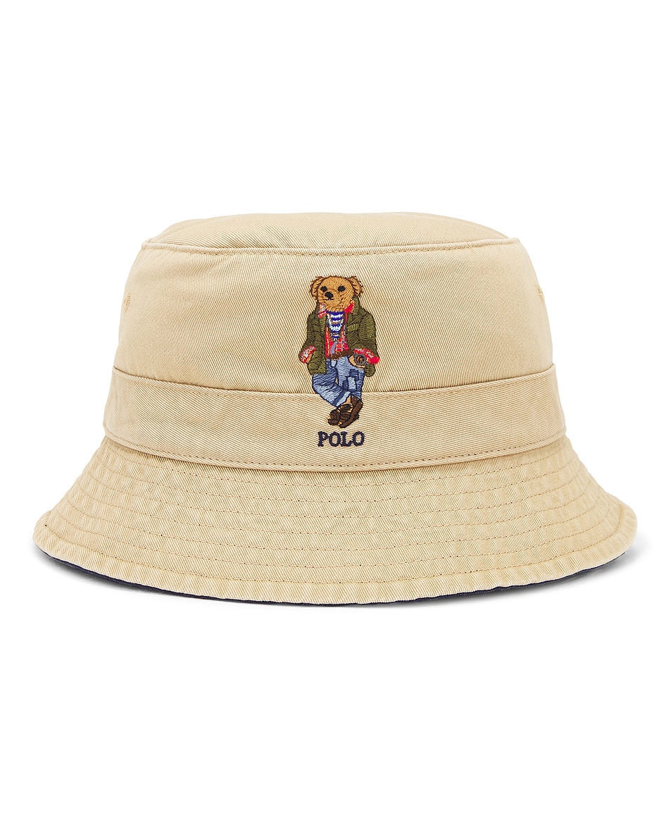 

Панама с медведем Polo Ralph Lauren, цвет Cafe Tan