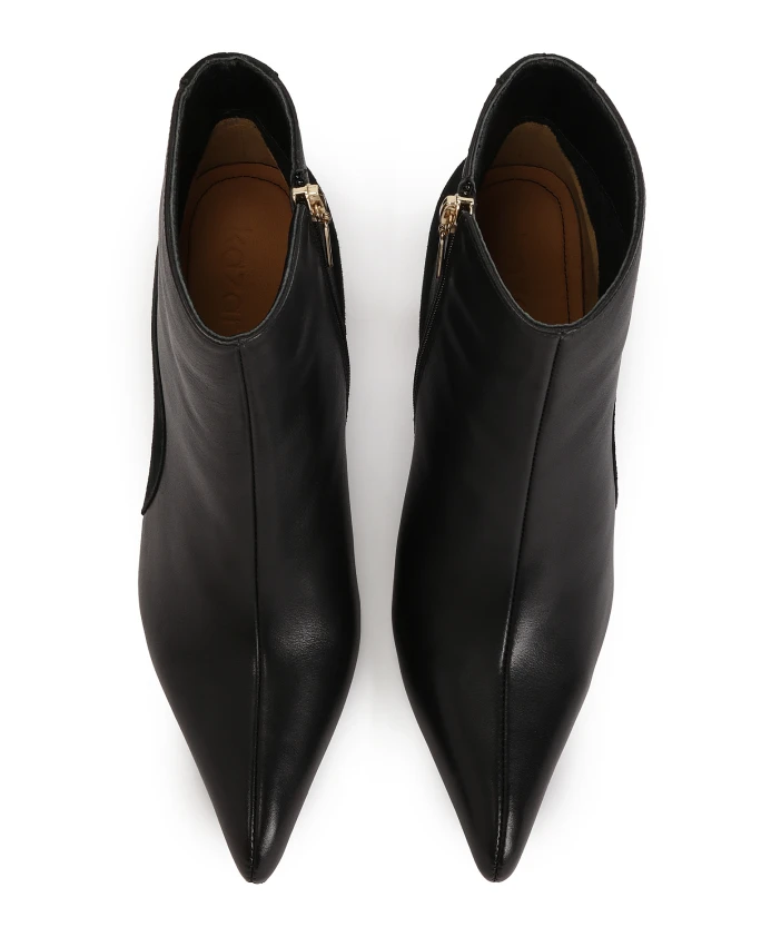 Сапоги из замши и гладкой кожи Kazar, черный — фото 4