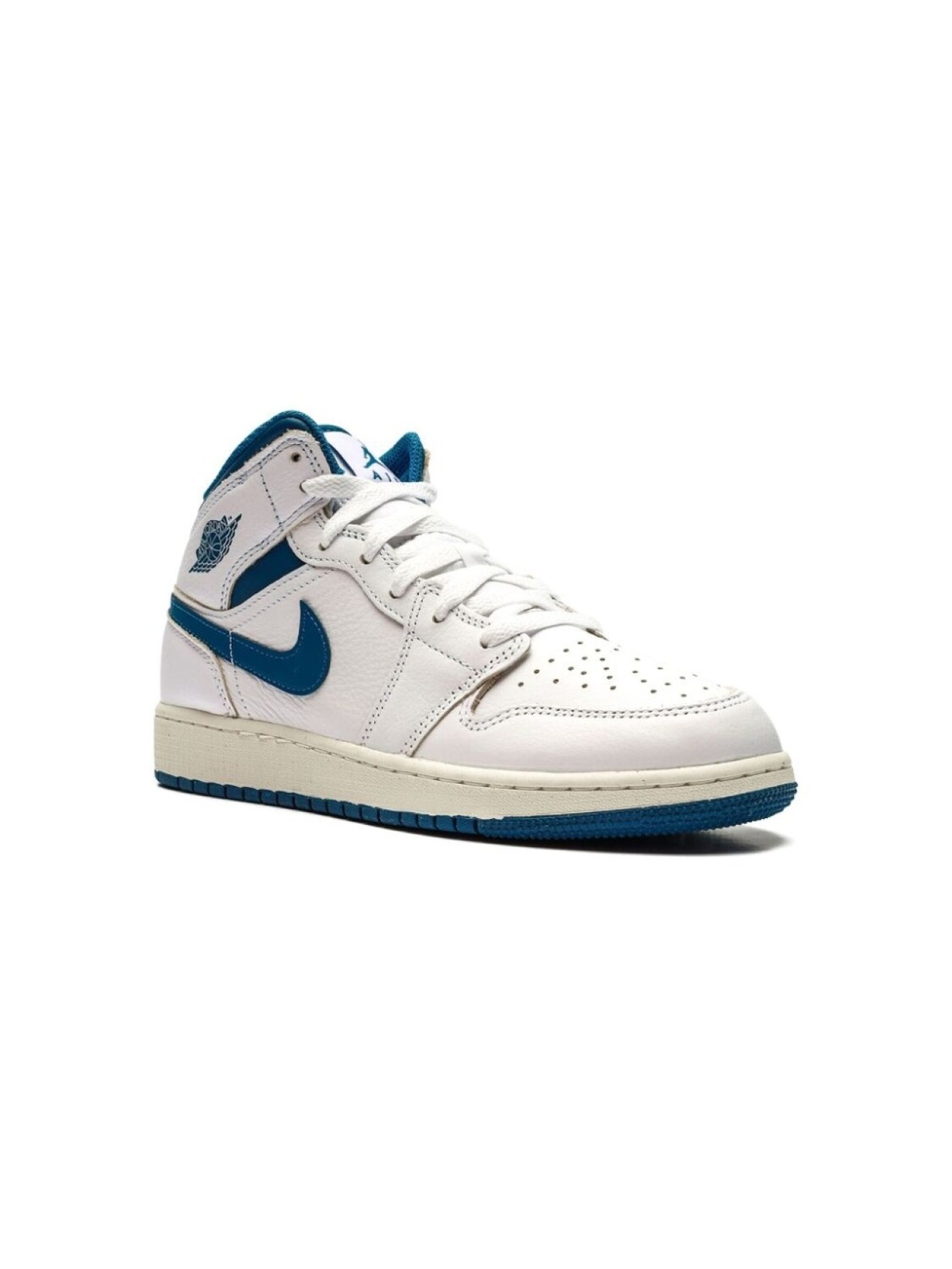 

Jordan Kids кроссовки Air Jordan 1 Mid SE "Industrial Blue", белый