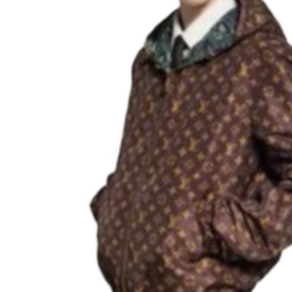 Двусторонняя ветровка Lv Monogram Louis Vuitton, мультиколор — фото 4