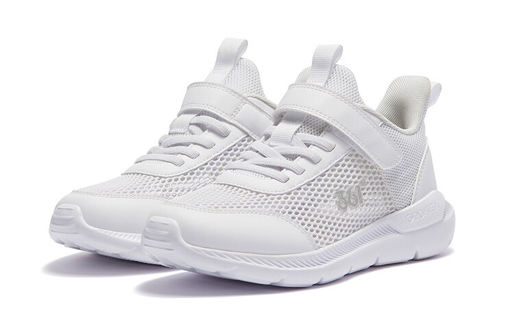 Детские кеды Kids Low-top Белый/Серебристый 361°Kids, белый — фото 3