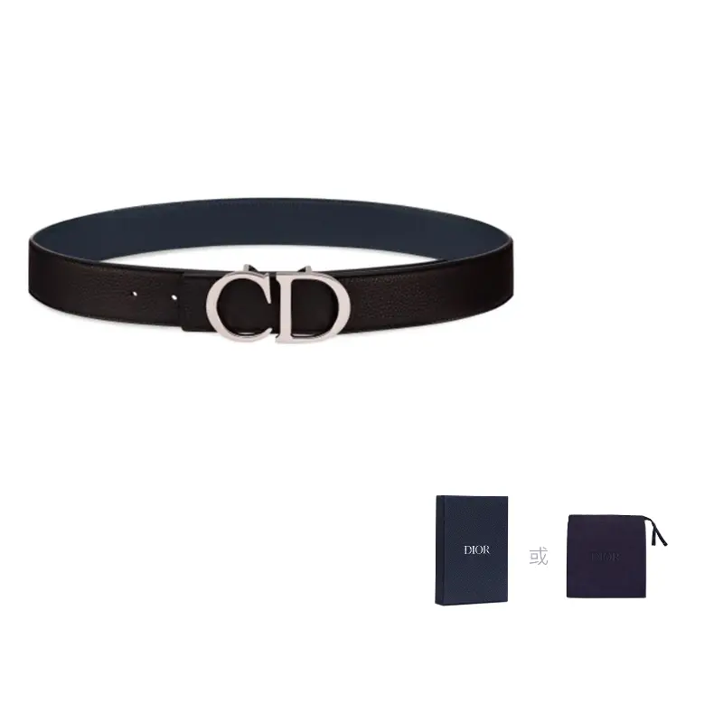 

Ремень мужской Cd Plaque Reversible DIOR, черный