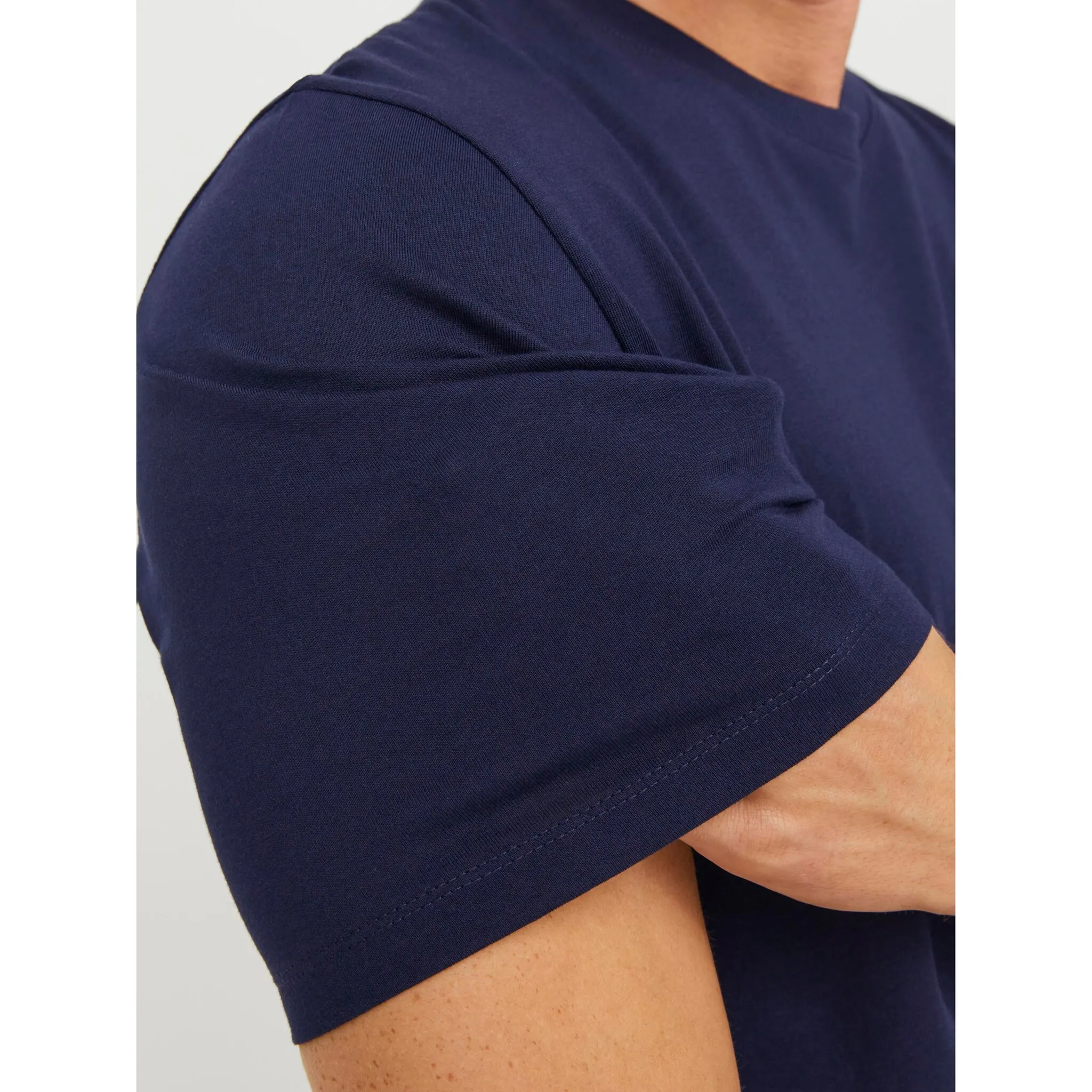 

Рубашка с круглым вырезом Jack & Jones "JJEPAULOS TEE SS CREW NECK NOOS", синий