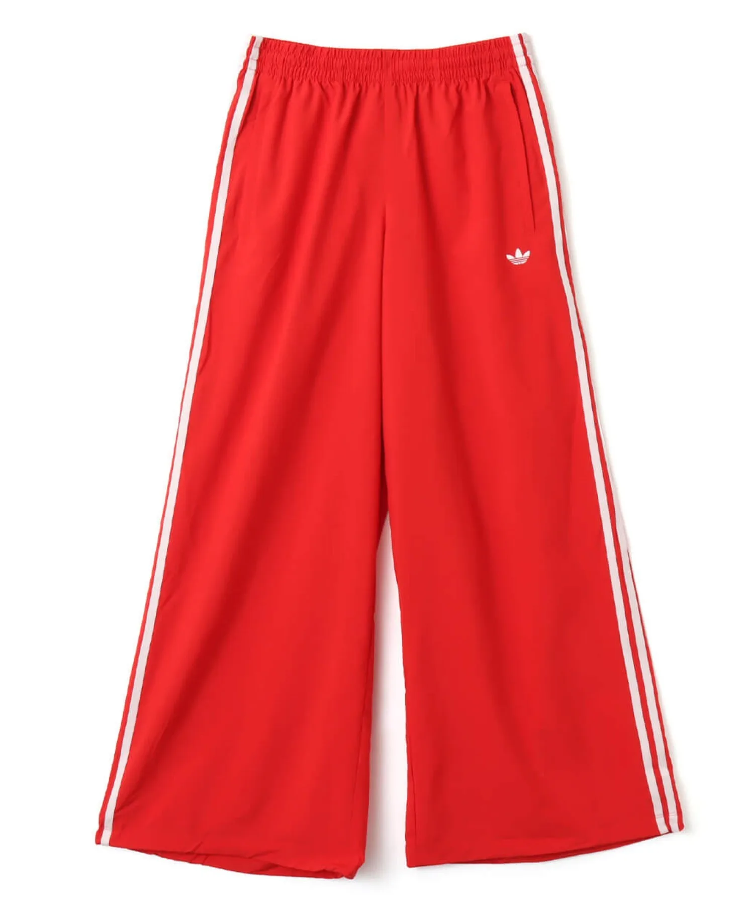 Женские брюки oversize adidas LACE ADILENIUM FB TRACK PANTS красные — фото 3