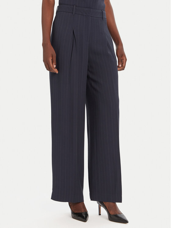 

Брюки-палаццо regular fit Tiana4 50548479 Boss, синий