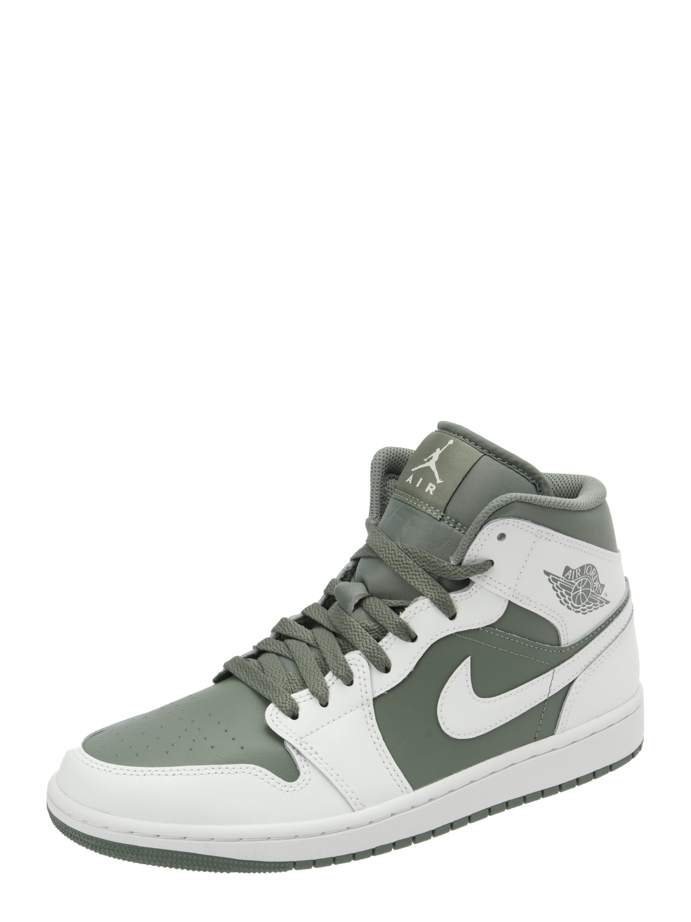 

Кроссовки High-Top 'AIR JORDAN 1 MID' в белом цвете