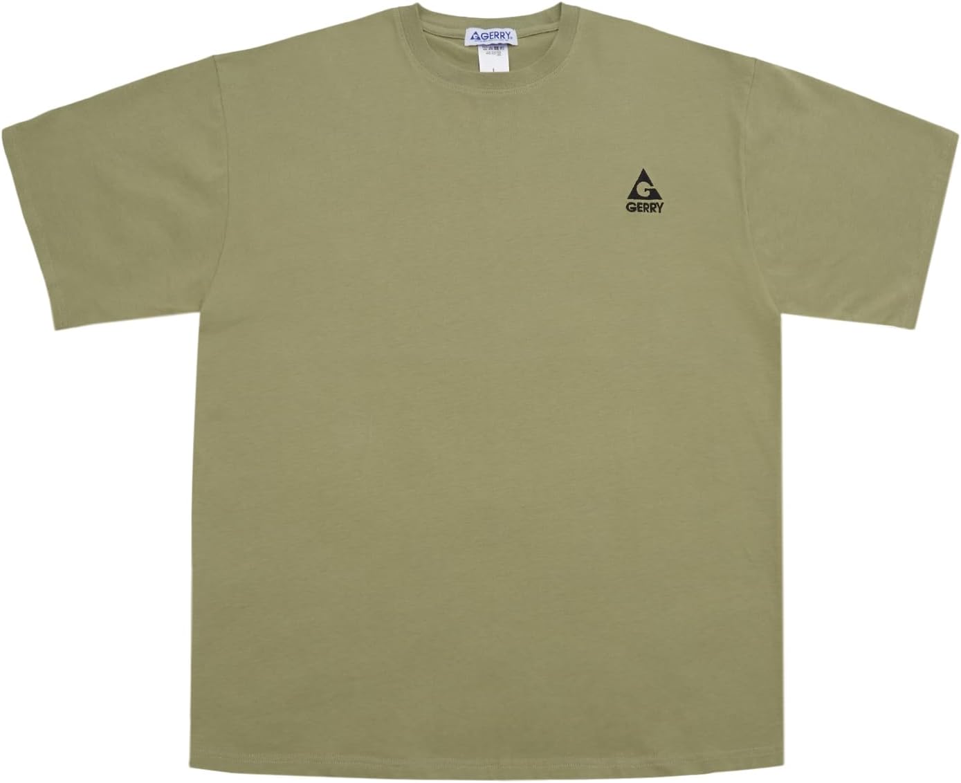 

Мужская футболка с коротким рукавом и вышитым логотипом Inprobes 41705 Improves, хаки