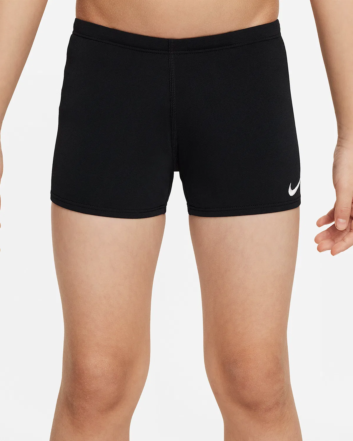 Детские (мальчиковые) плавки Nike Swim HydraStrong с квадратными штанинами, Black — фото 2