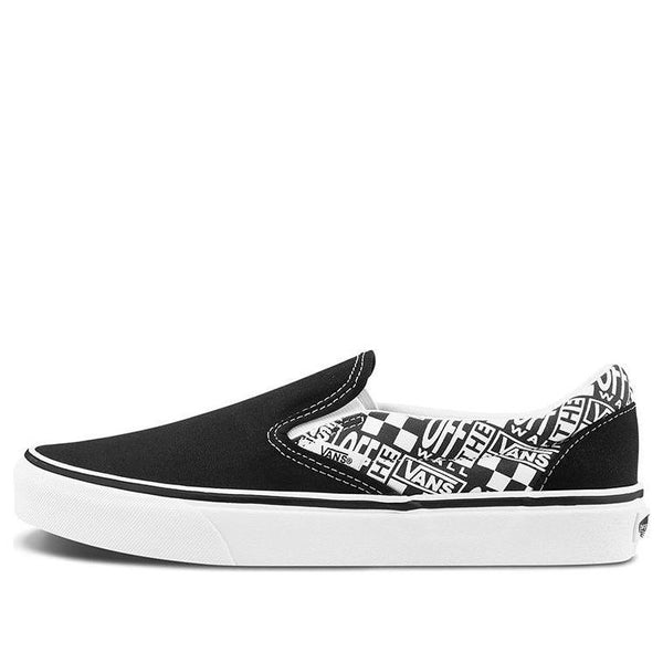 

Кроссовки classic slip-on (off the wall) bl Vans, черный