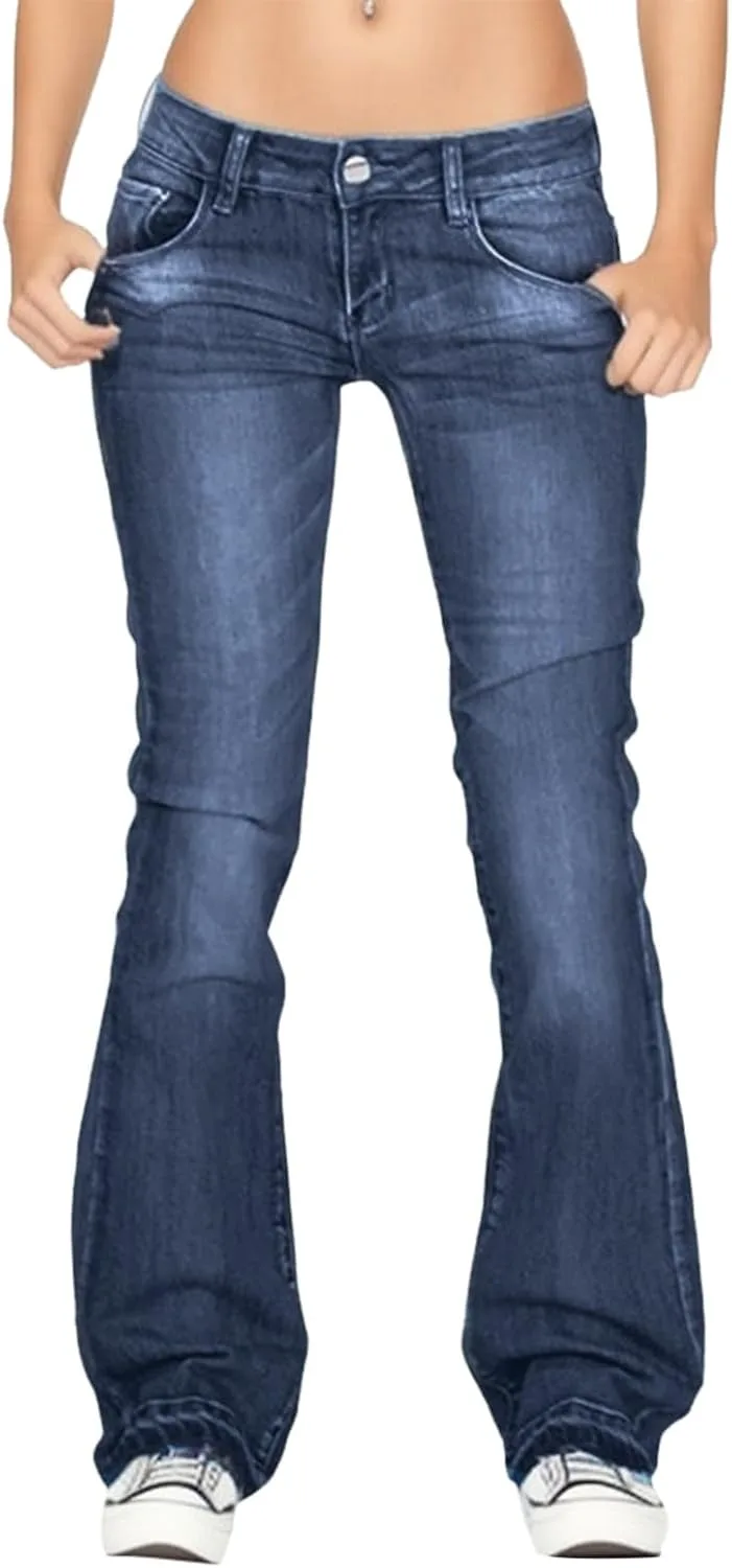 Джинсы женские stretch mid bell slim length — фото 2