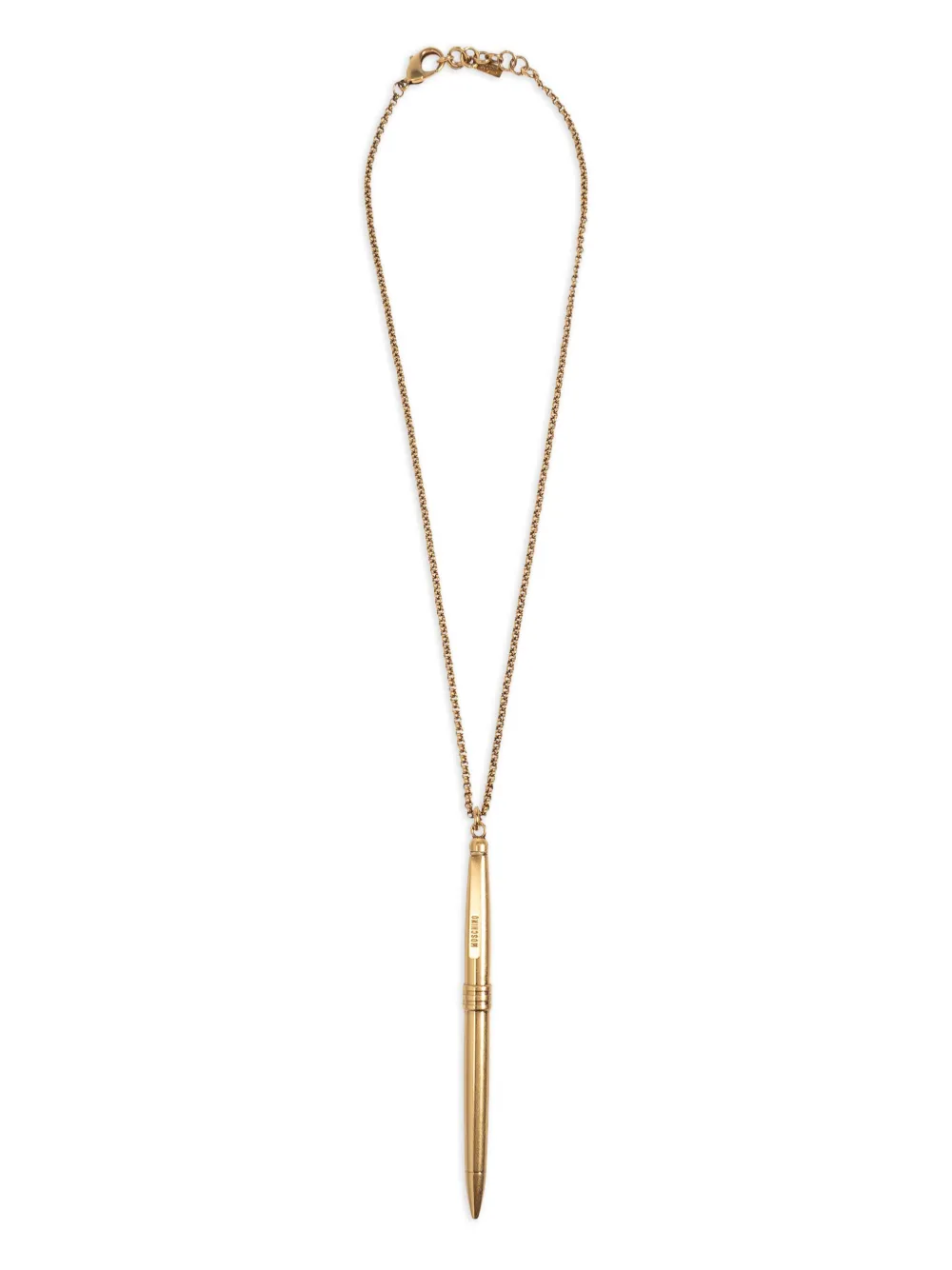 

Колье с подвеской Moschino, золотой