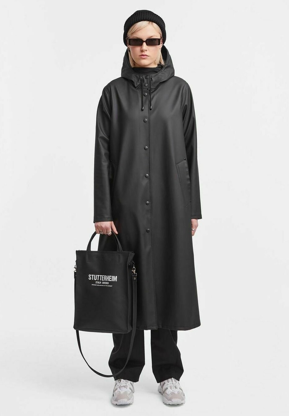 

Дождевик/водоотталкивающая куртка MOSEBACKE LONG Stutterheim, цвет black