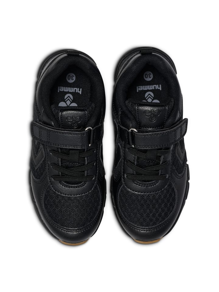 Hummel Детские кроссовки на липучках Speed Junior Lifestyle, черные/черные — фото 3