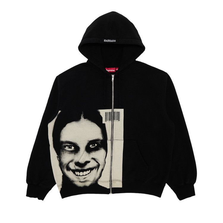 

Толстовка Supreme x Aphex Twin Zip Up Hooded Sweatshirt, Black