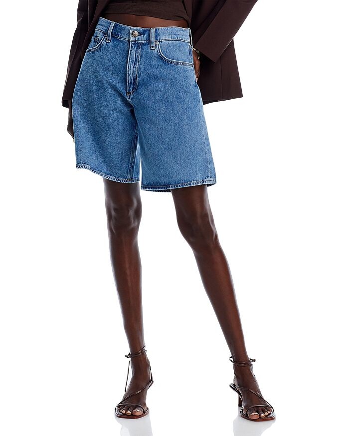 

Джинсовые шорты Mckenna rag &bone в цвете Alton rag & bone, синий