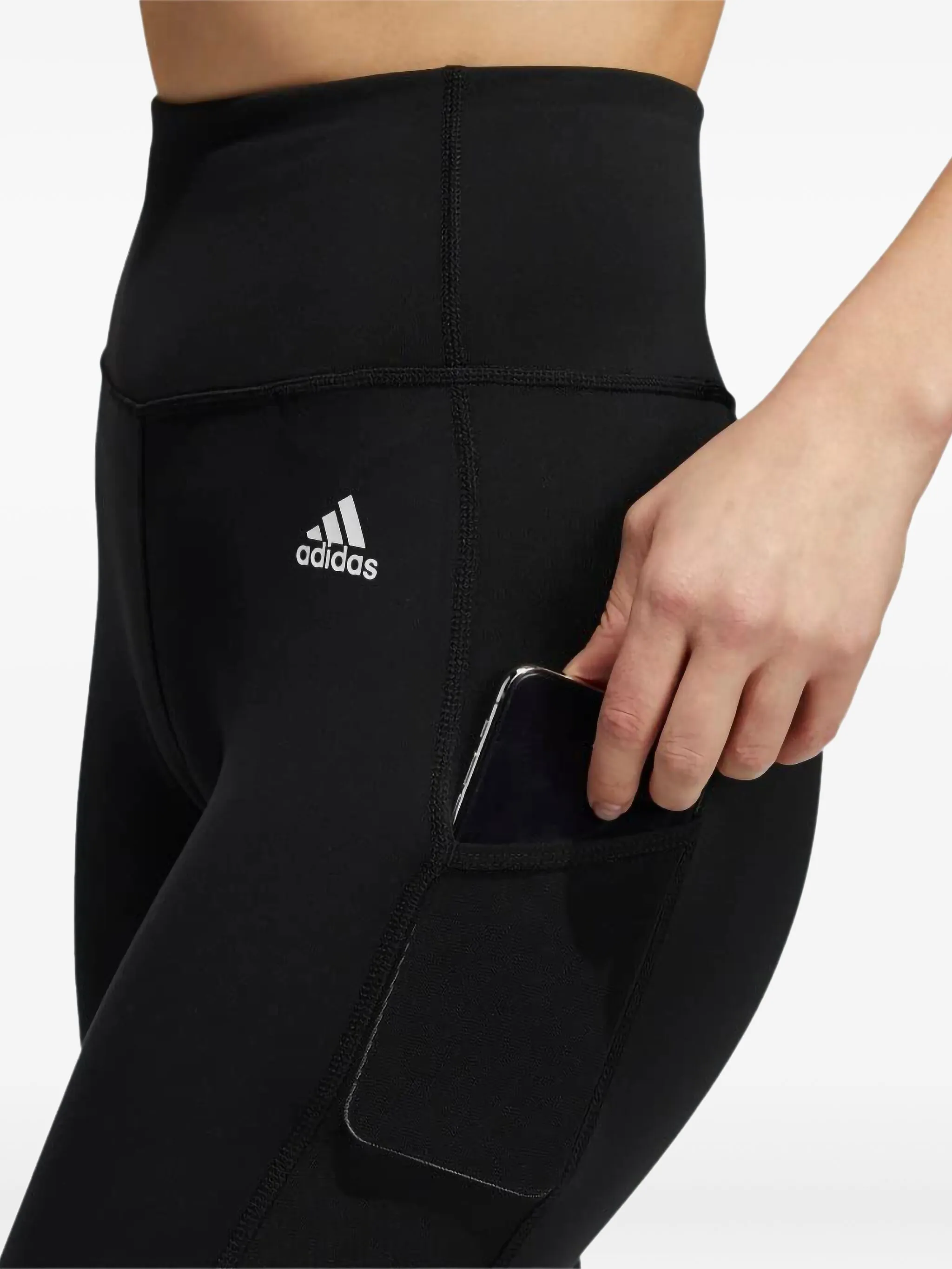 Легинсы Circuit Solid длиной 7/8 Adidas, черный — фото 2