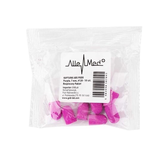 

Насадки для педикюра, зернистость 7 мм 120 10 шт. ABS Podo AlleMed, Фиолетовый MollyLac, Molly Lac