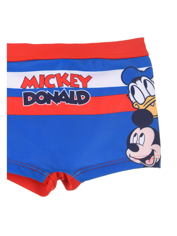Disney Mickey Mouse Плавки-шорты красного цвета — фото 3