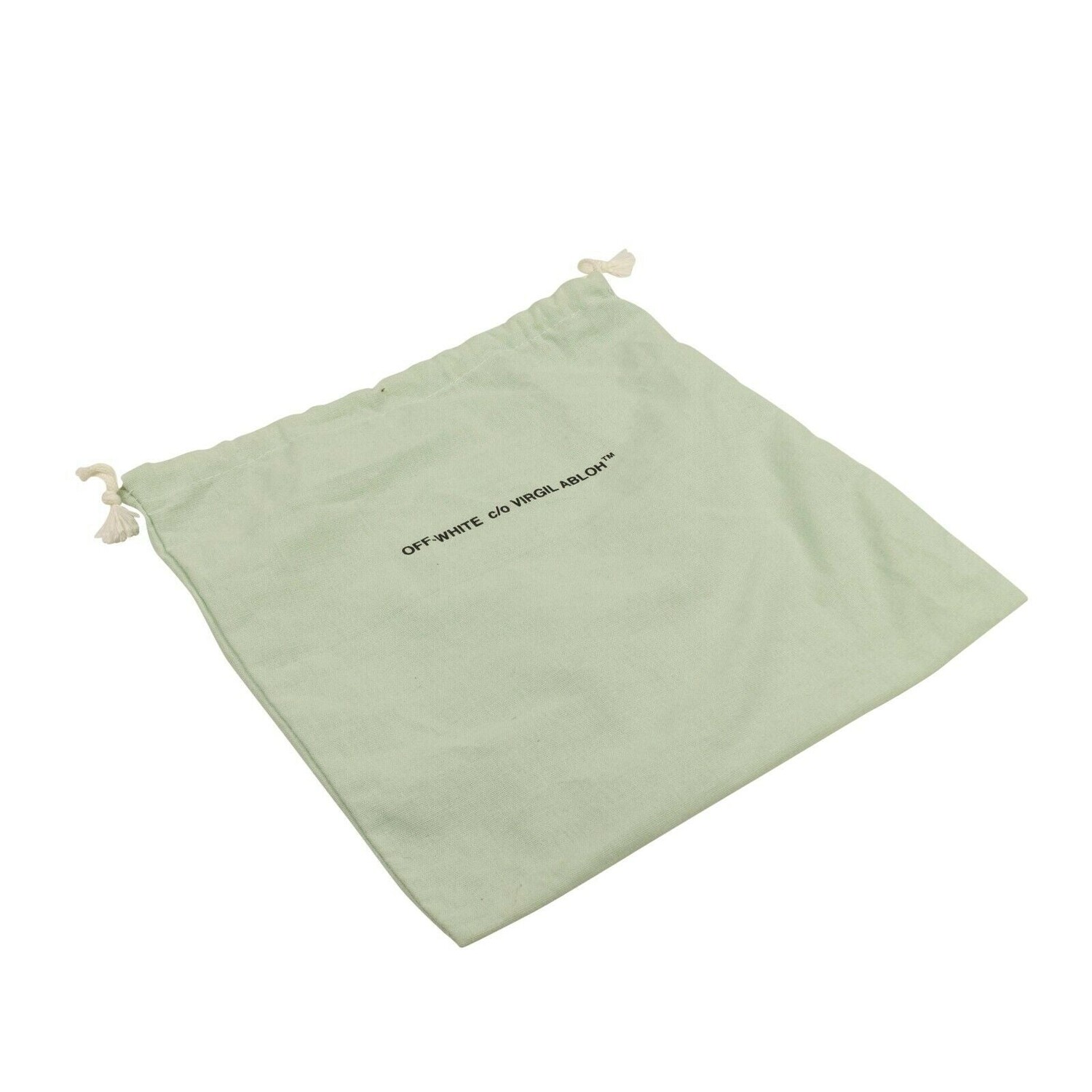 

Черная кожаная сумка на шнурке Off-White, черный