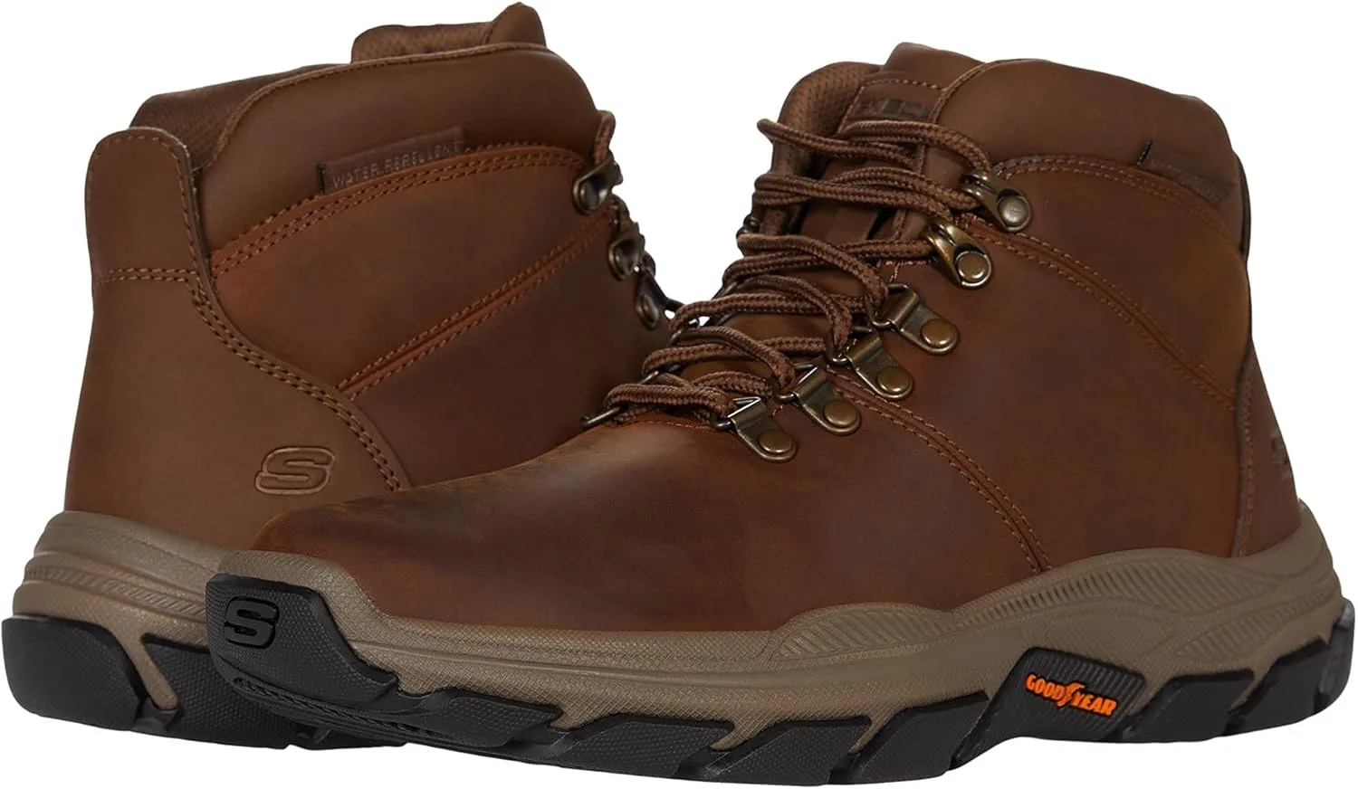 Мужские ботинки Skechers Respected Esmont, темно-коричневый