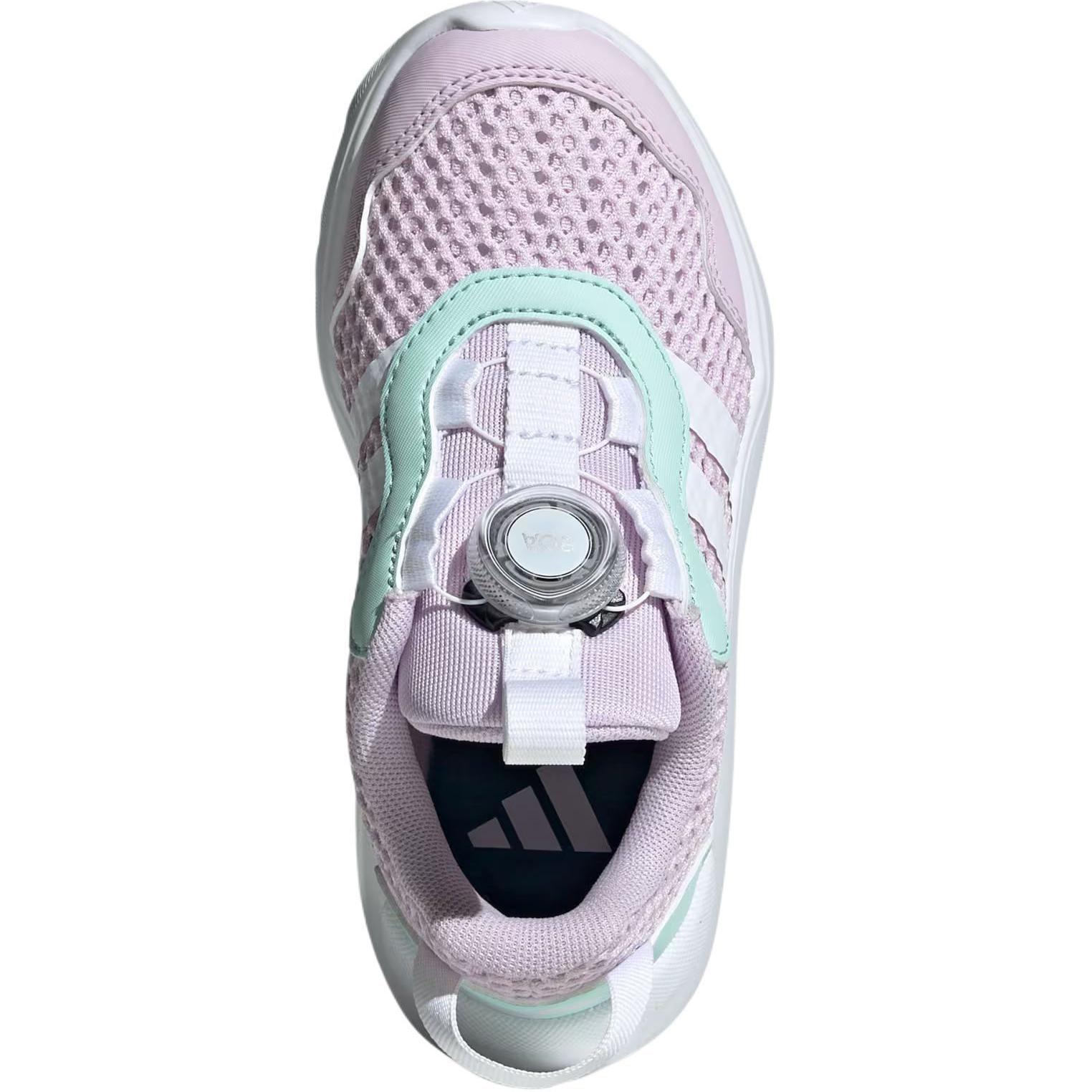 Adidas Детские кроссовки ACTIVEFLEX BOA 4.0 с противоскользящим износостойким верхом, низкие, фиолетовые — фото 4