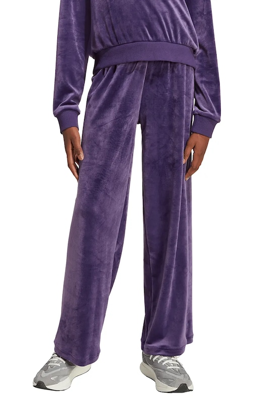 

Детские бархатные спортивные штаны Adidas, фиолетовый