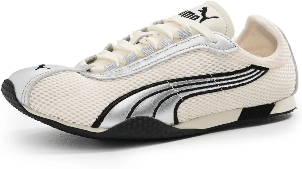 Мужские кроссовки PUMA H Street OG на шнуровке, повседневные - зеленые, слоновая кость/серебряный