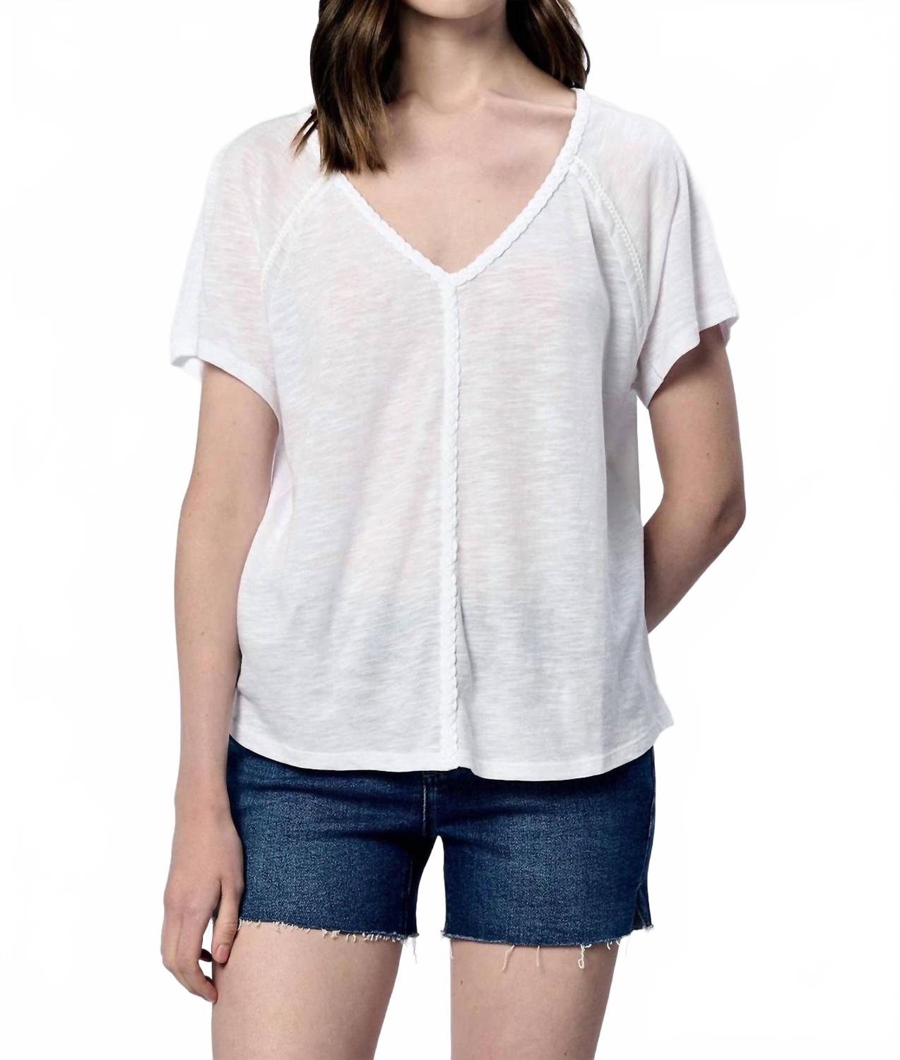 

Футболка Raya с рукавом реглан в белом цвете Another Love