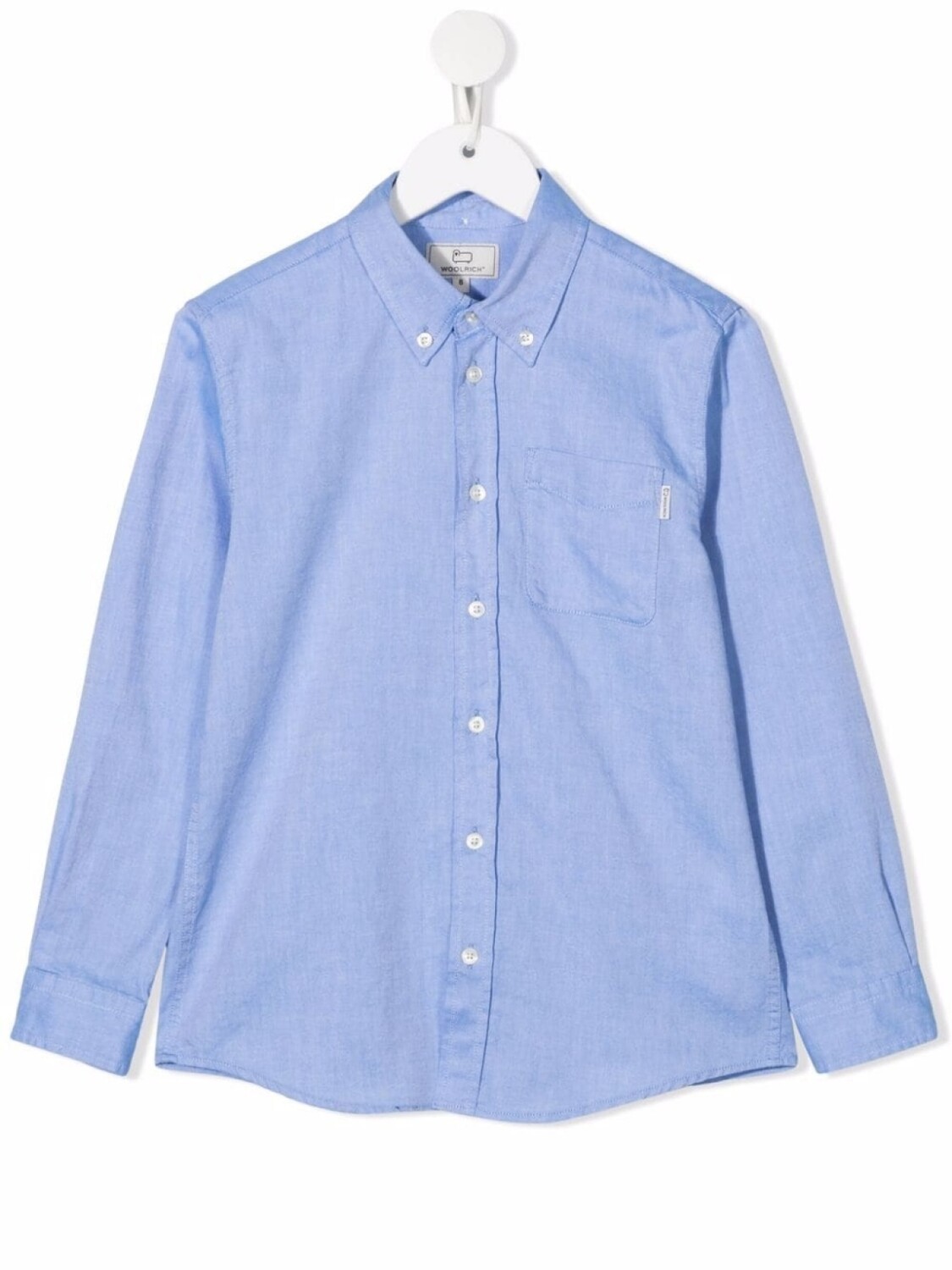 

Woolrich Kids рубашка Oxford, синий