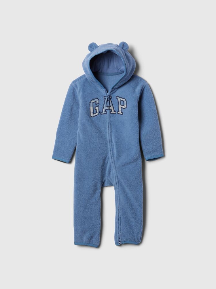 

Флисовый комбинезон с логотипом Gap, синий