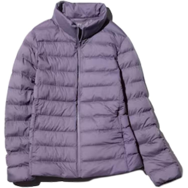 

UNIQLO Пуховик женский фиолетовый, Purple