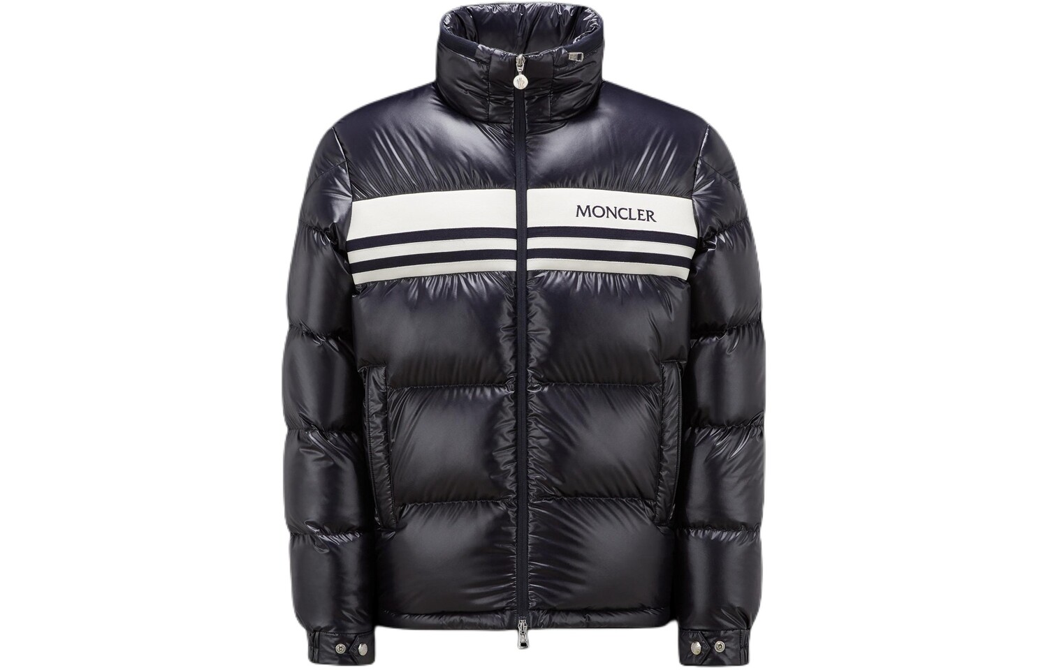 

Пуховик мужской темно-синий Moncler