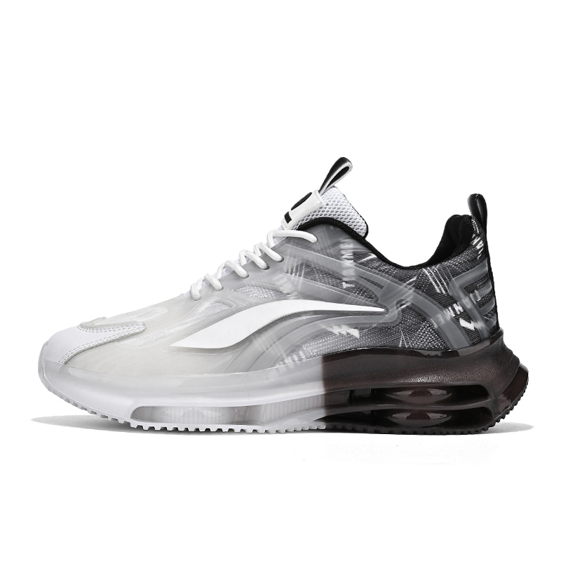 

MEKY Прочные дышащие влагоотводящие низкие повседневные кроссовки унисекс черно-белые, цвет Black White