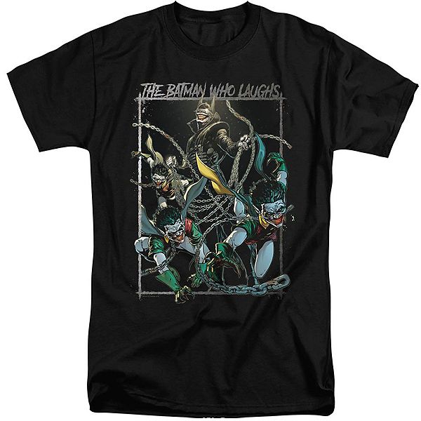

Футболка Batman who laughs с коротким рукавом для взрослых tall Licensed Character
