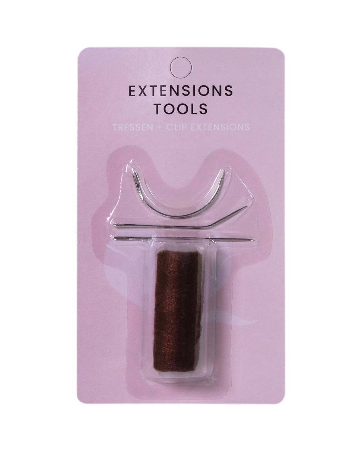 Накладные волосы nadel und faden im set für die extension weaving methode Hair2Heart, hellbraun, количество 1 шт. — фото 3