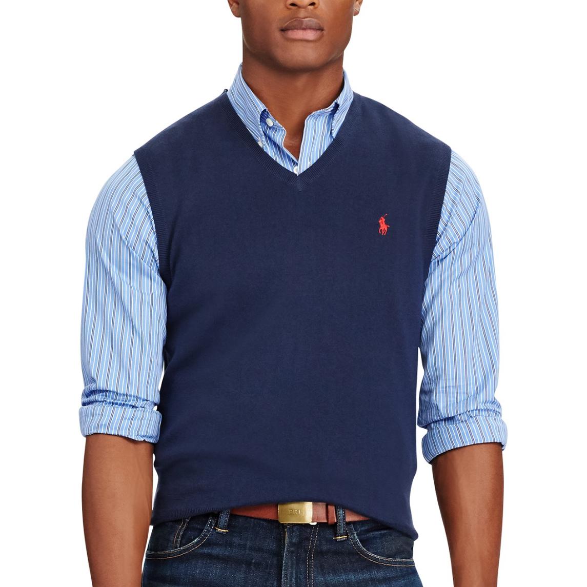 

Футболка-майка мужская Marine Blue Polo Ralph Lauren