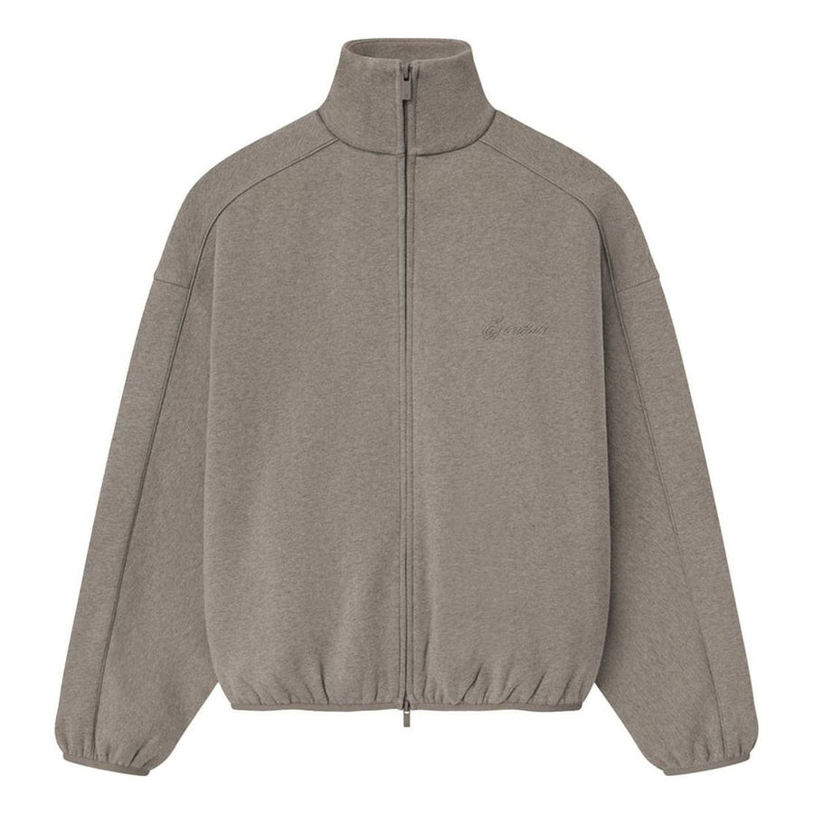 

Куртка Fear of God Essentials Modern Fleece Track Jacket With Piping 'Homestead Heather', серый